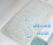 Купить коврик противоскользящий для ванны "Белый Кот", серебро в интернет-магазине
