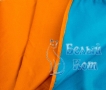 Купить полотенце Пляжное (оранжевое) 87*180, Белый Кот на официальном сайте